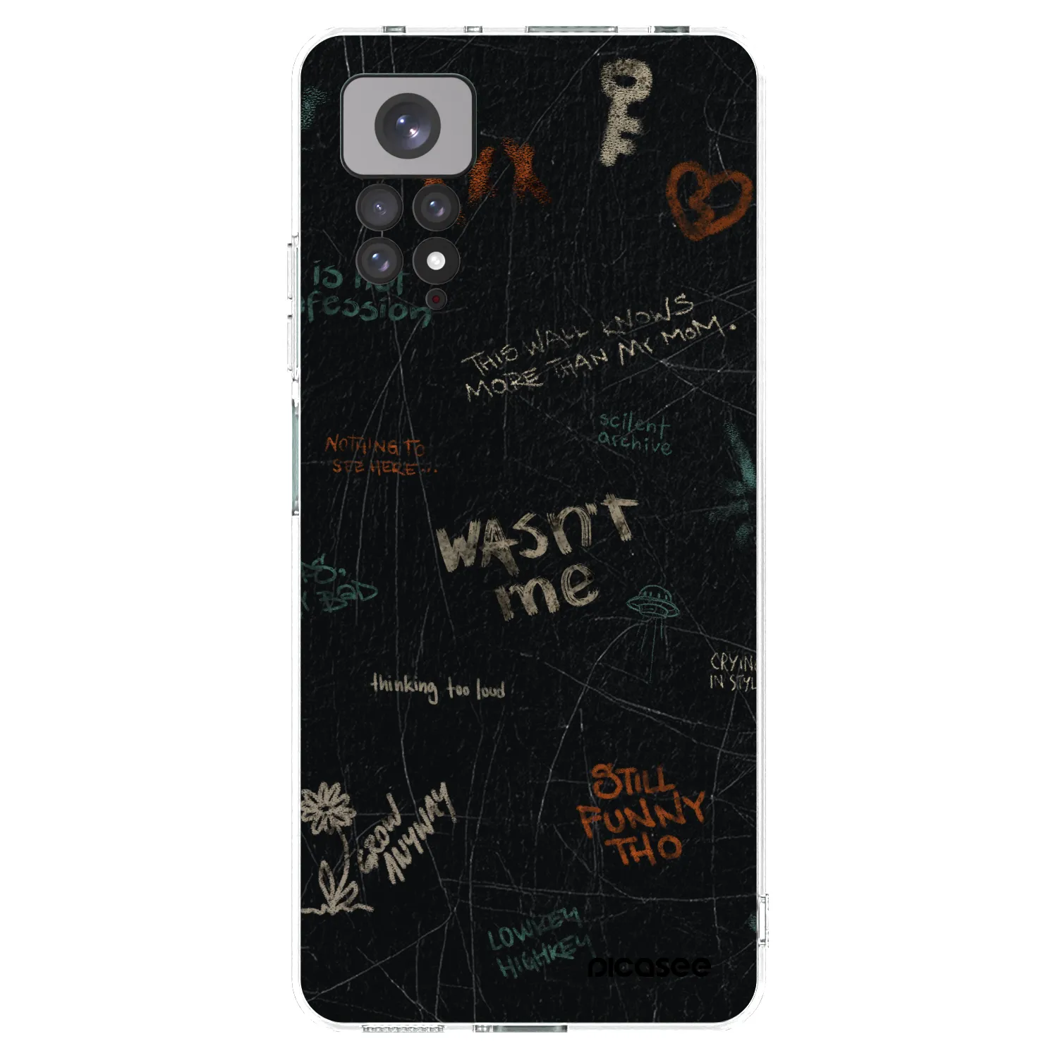 Picasee Xiaomi Redmi Note 11S 4G Hülle - Transparentes Silikon - CONFESSION