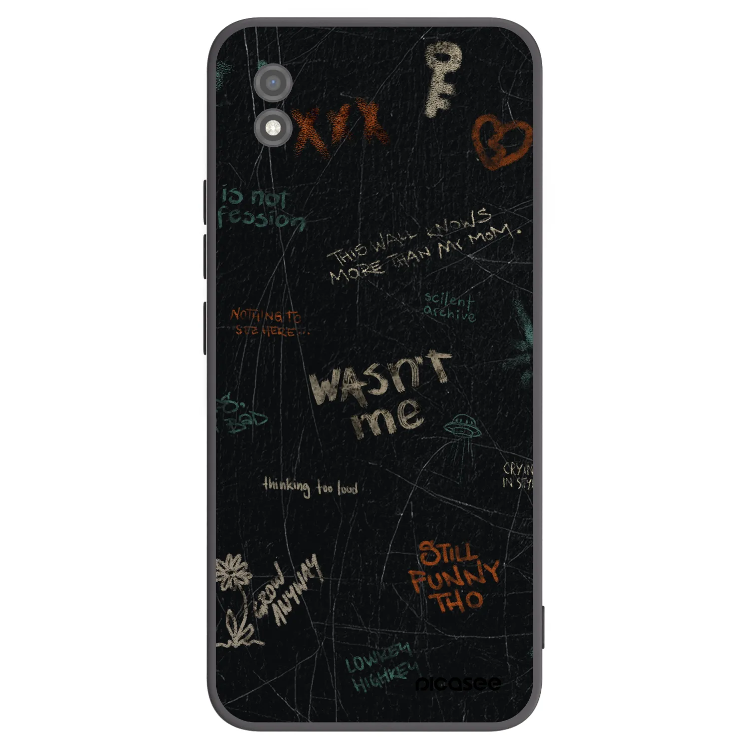 Picasee Realme C11 (2021) Hülle - Schwarzes Silikon - CONFESSION