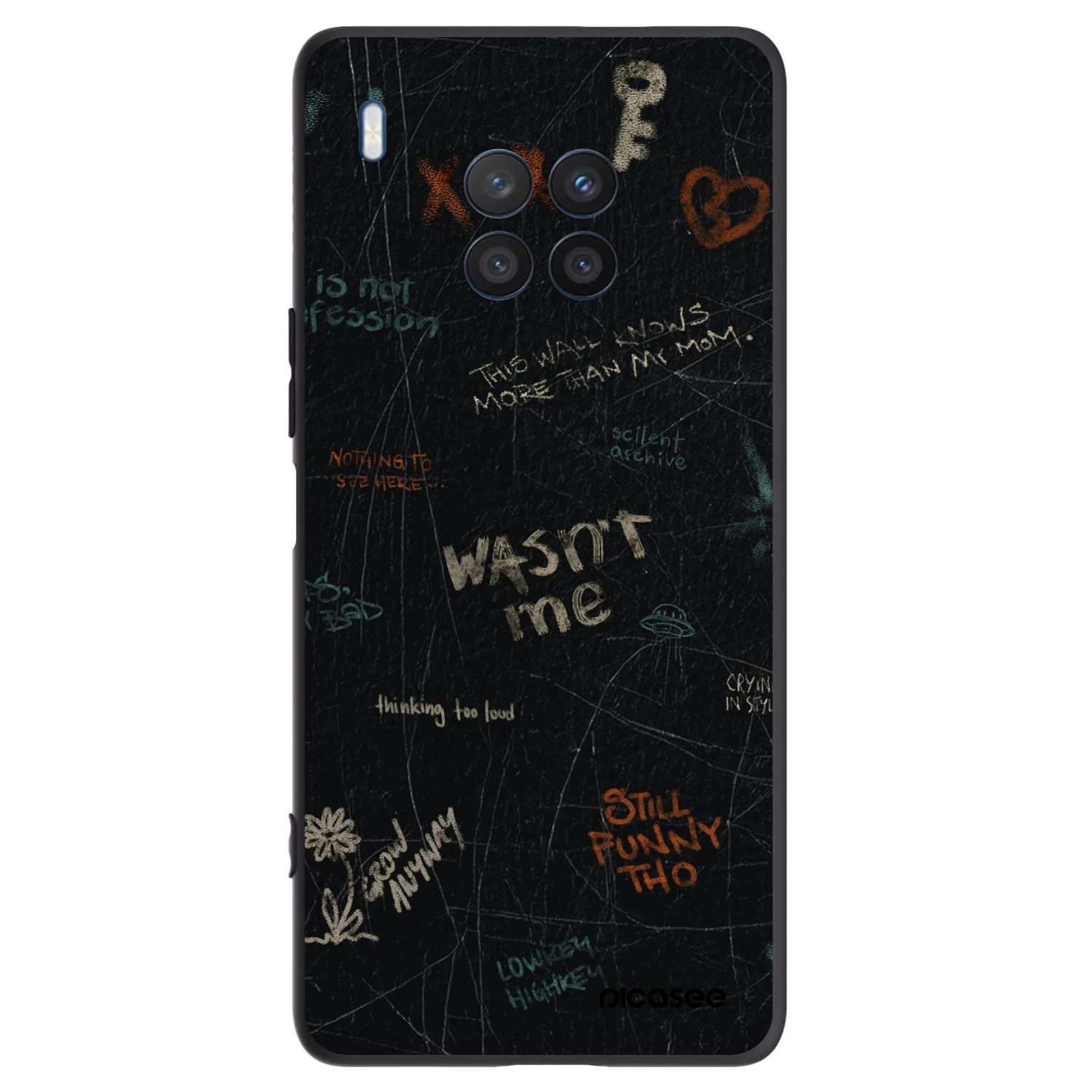 Picasee Honor 50 Lite Hülle - Schwarzes Silikon - CONFESSION