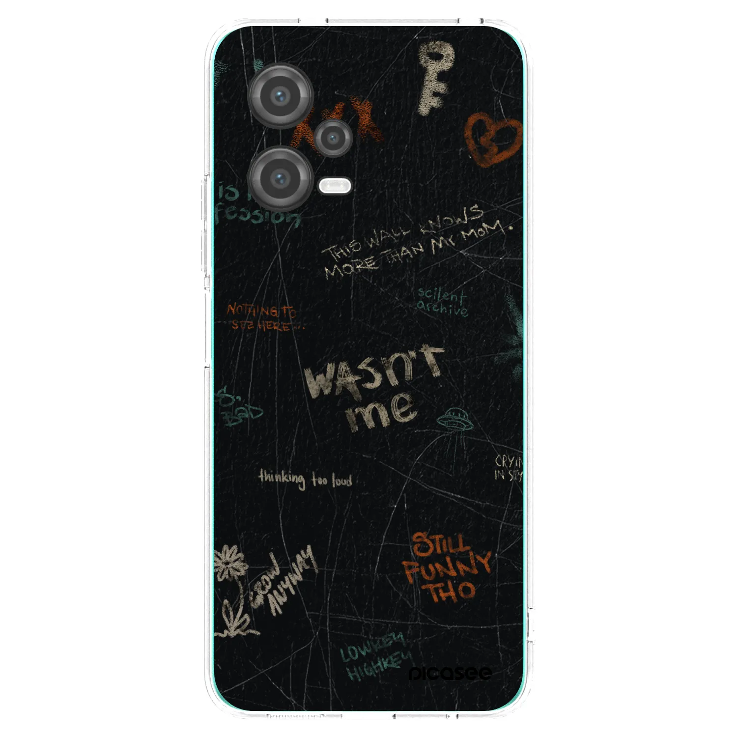 Picasee Xiaomi Poco X5 Hülle - Transparentes Silikon - CONFESSION