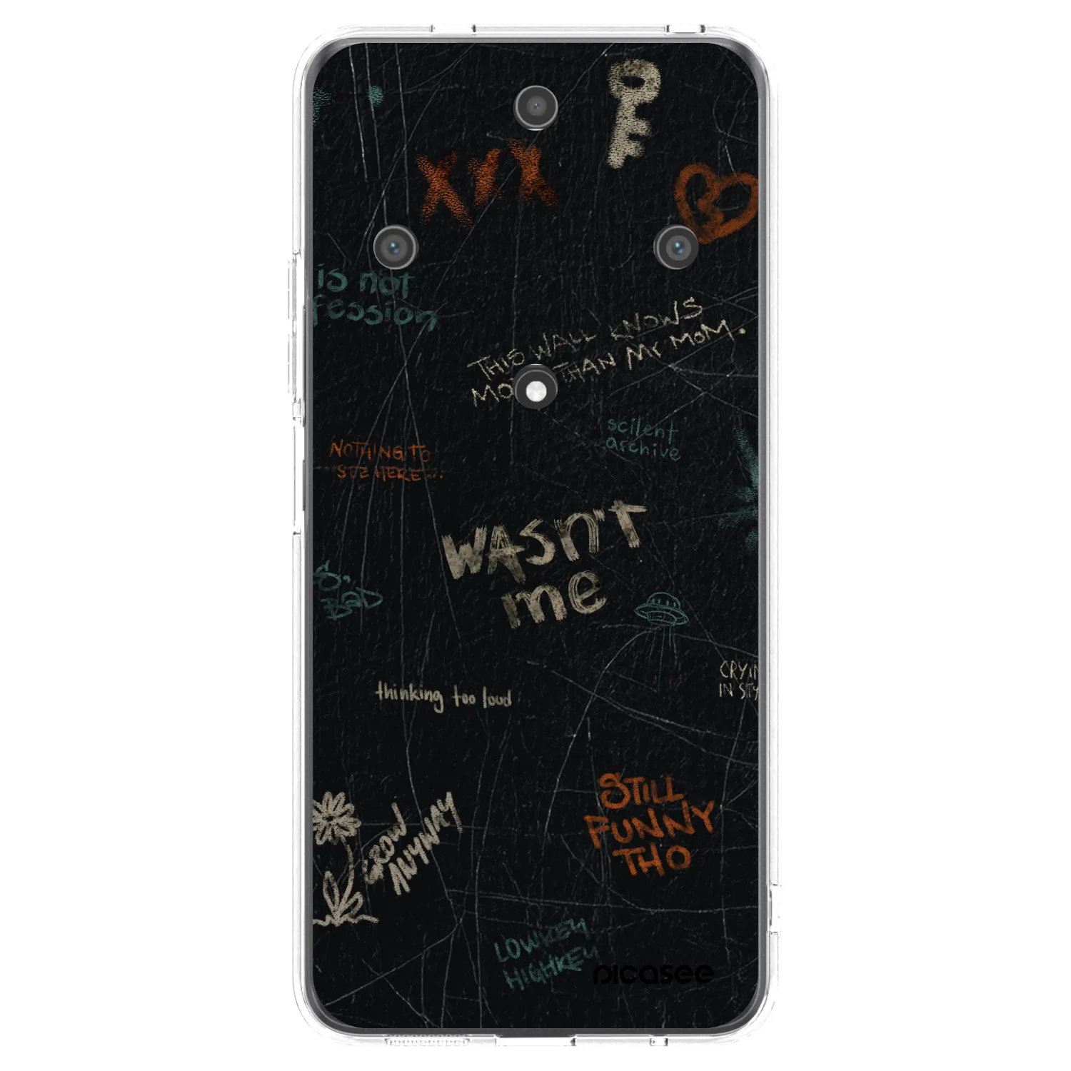 Picasee Honor Magic5 Lite 5G Hülle - Transparentes Silikon - CONFESSION