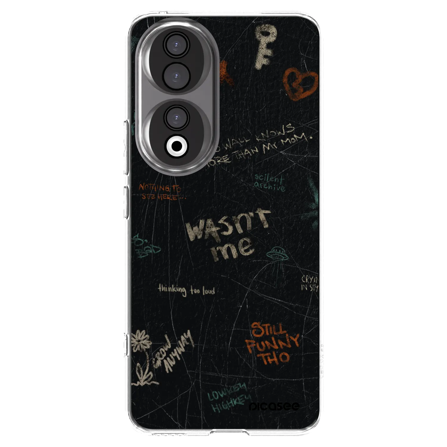 Picasee Honor 90 5G Hülle - Transparentes Silikon - CONFESSION