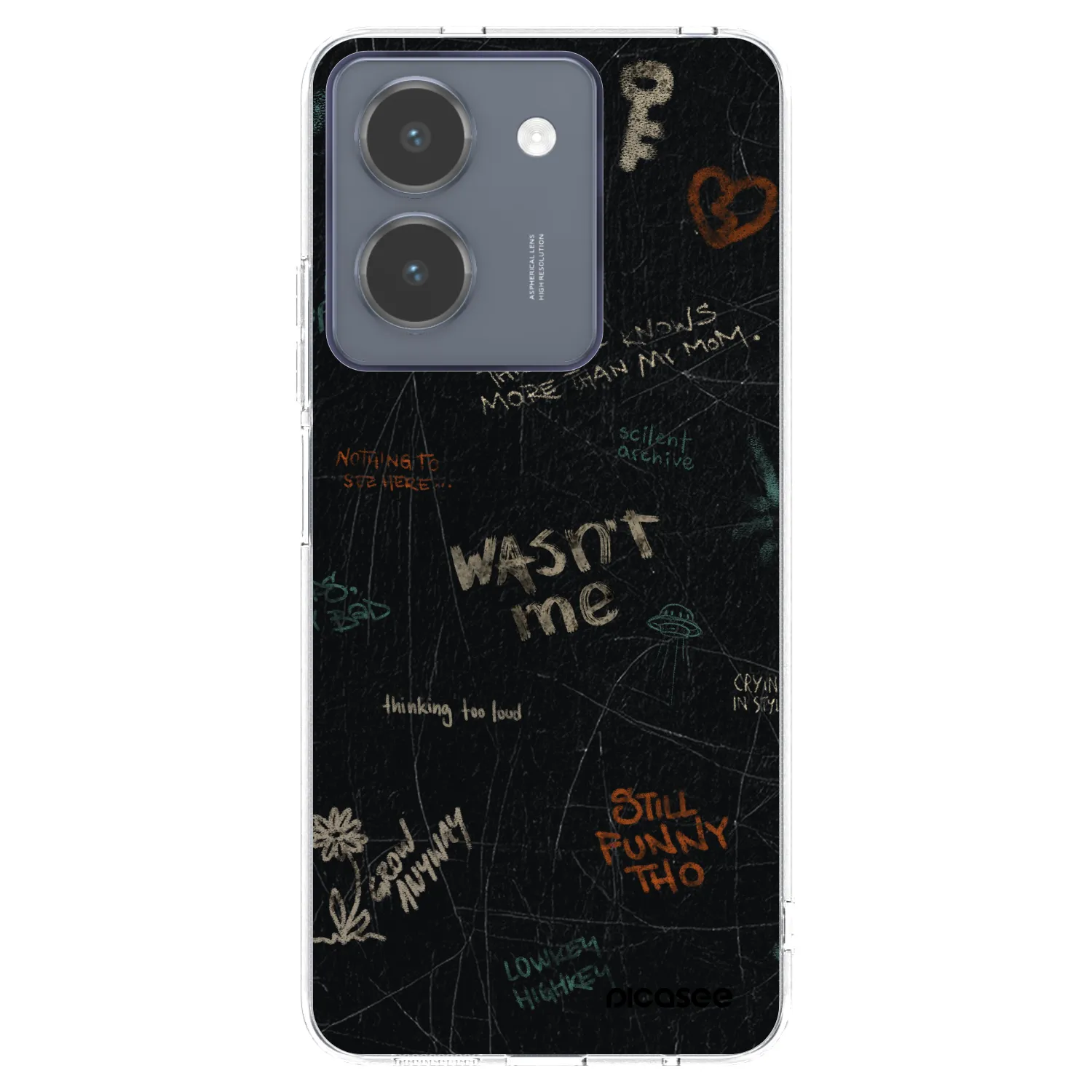 Picasee Vivo Y36 4G Hülle - Transparentes Silikon - CONFESSION