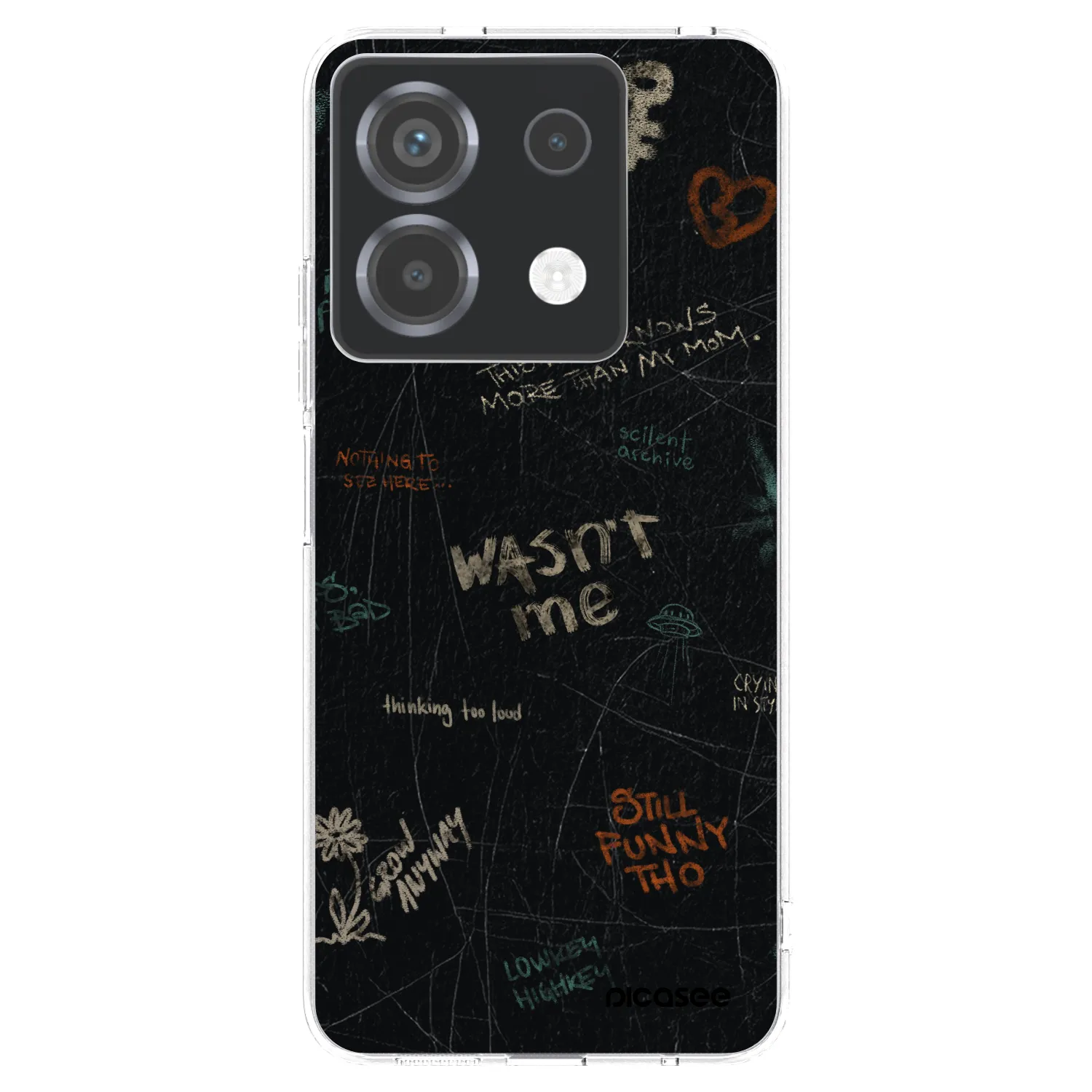 Picasee Xiaomi Poco X6 Hülle - Transparentes Silikon - CONFESSION