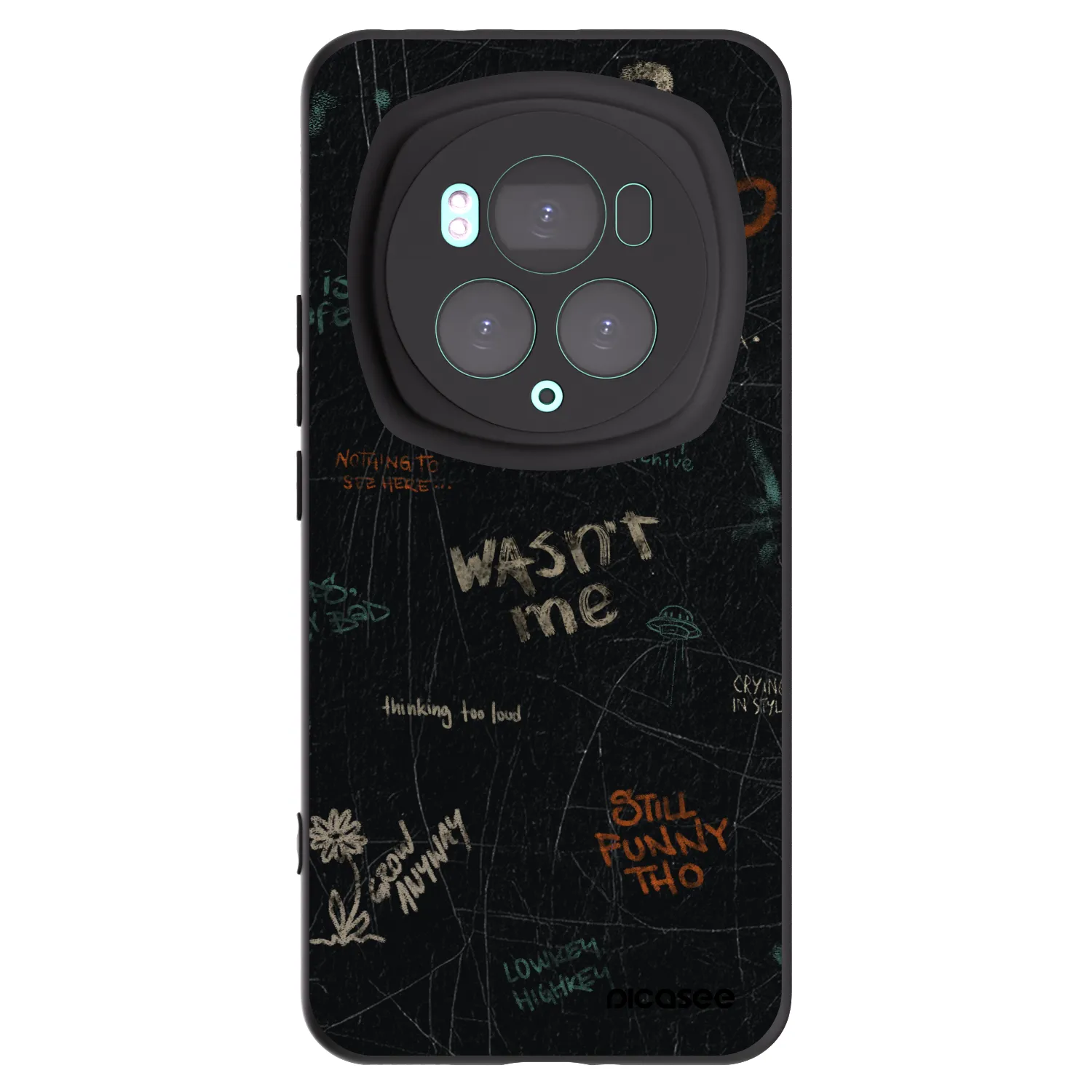 Picasee Honor Magic6 Pro Hülle - Schwarzes Silikon - CONFESSION