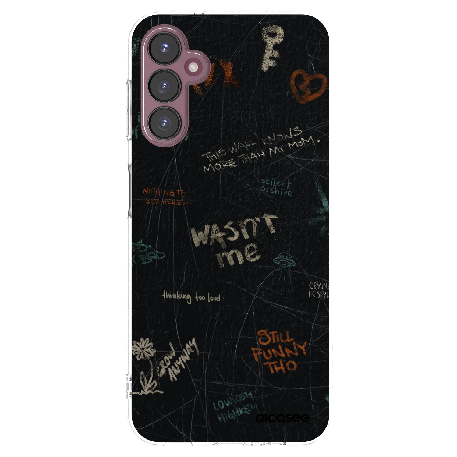 Picasee Samsung Galaxy A05s A057G Hülle - Transparentes Silikon - CONFESSION