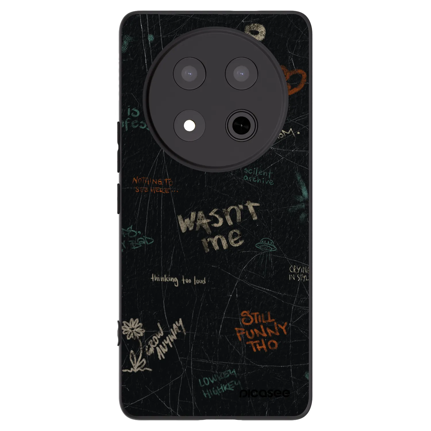 Picasee Honor Magic7 Lite 5G Hülle - Schwarzes Silikon - CONFESSION