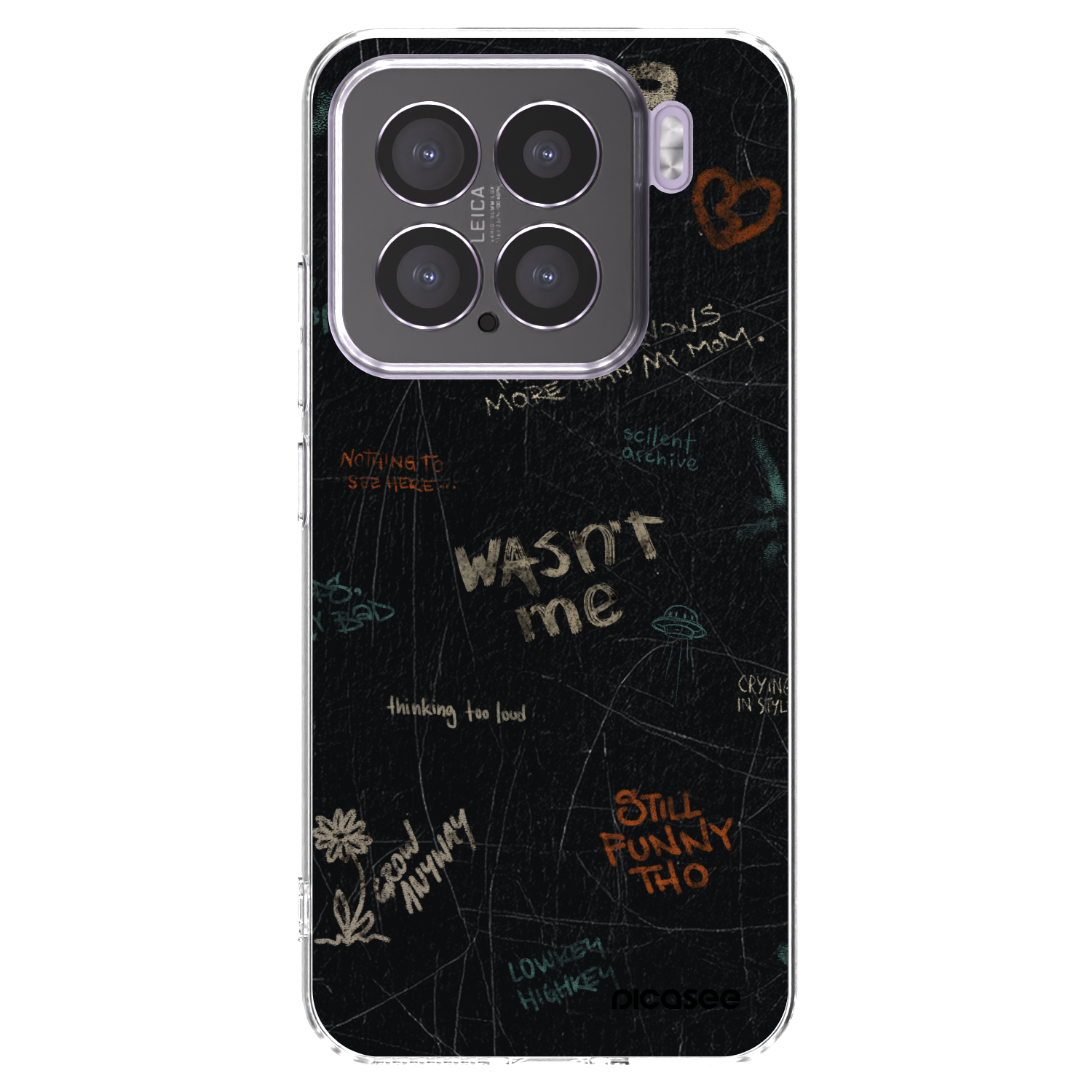 Picasee Xiaomi 15 Hülle - Transparentes Silikon - CONFESSION