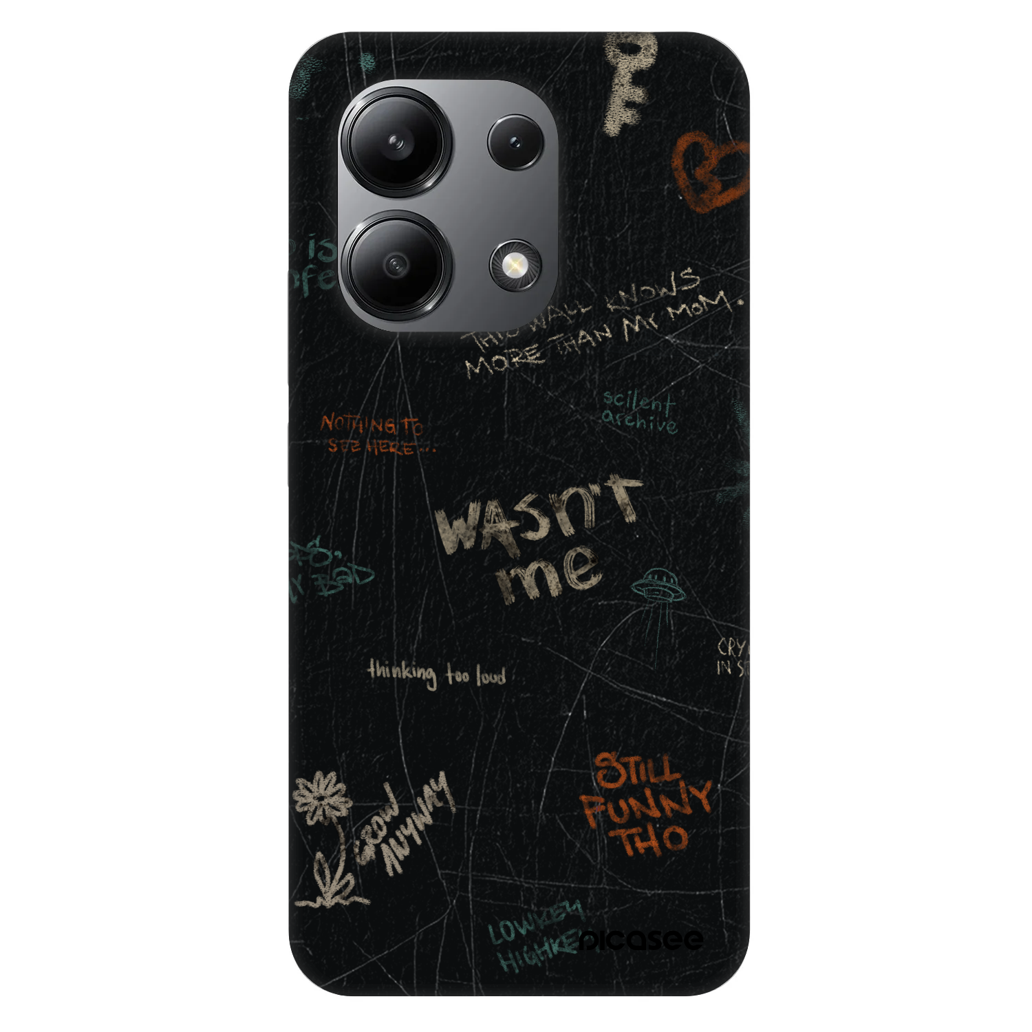 Picasee Fashion Case für Xiaomi Redmi Note 13 4G - CONFESSION