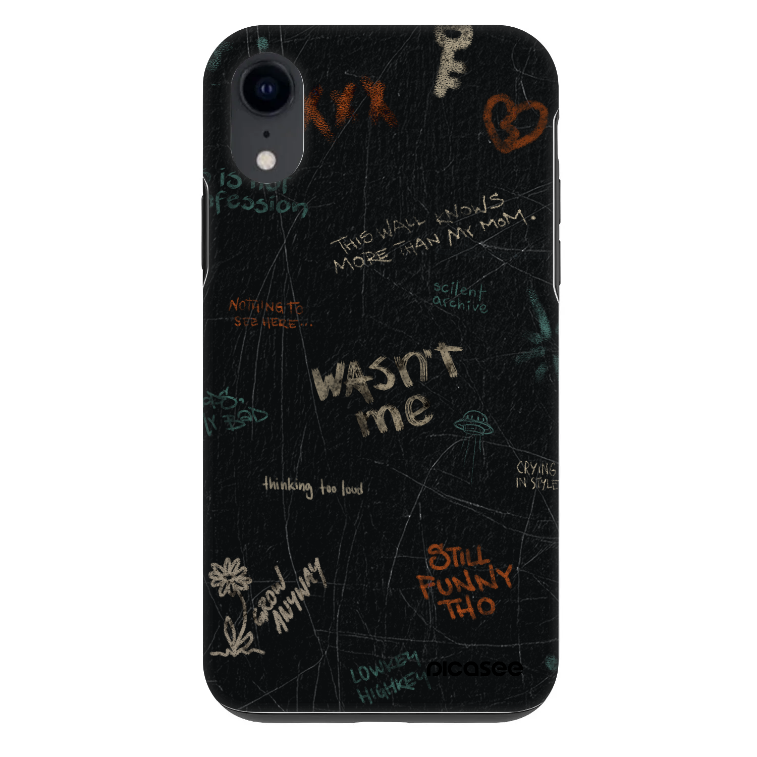 Picasee Fashion Case für Apple iPhone XR - CONFESSION
