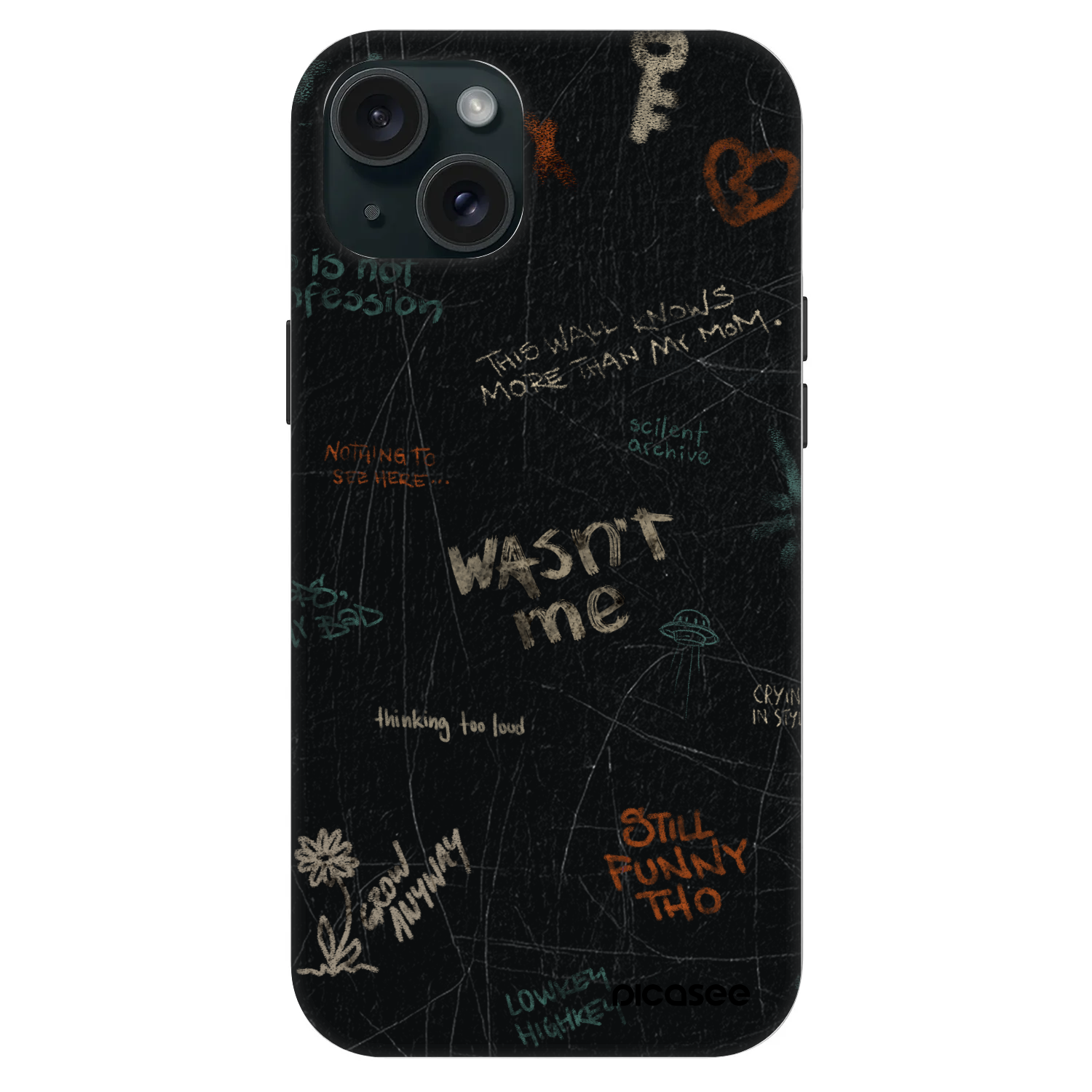 Picasee Fashion Case MagSafe für Apple iPhone 15 Plus - CONFESSION
