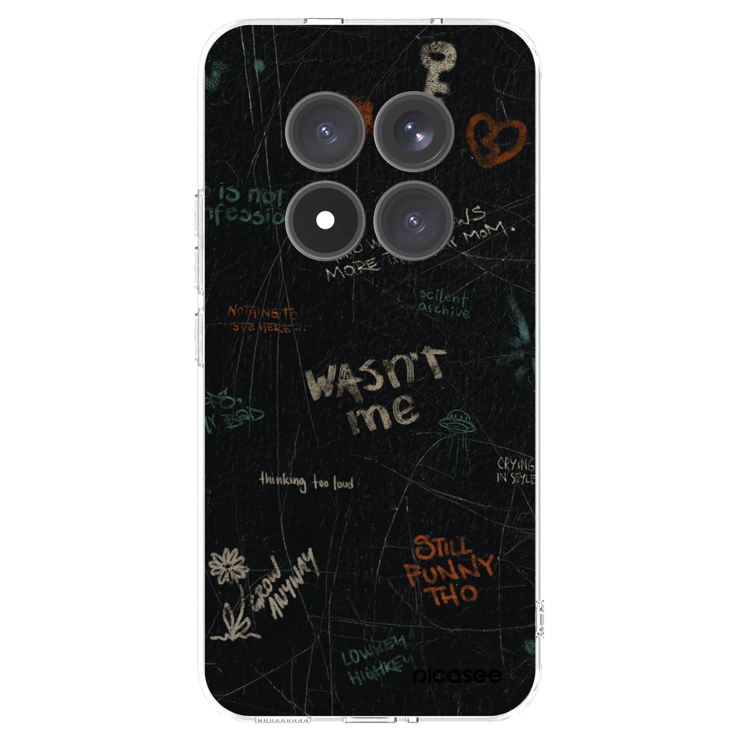 Picasee Xiaomi Redmi Note 15 Pro+ Hülle - Transparentes Silikon - CONFESSION