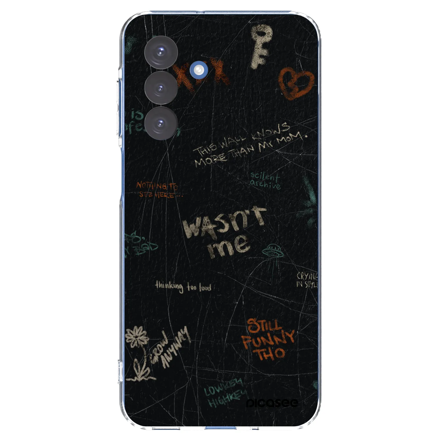 Picasee Samsung Galaxy A17 5G Hülle - Transparentes Silikon - CONFESSION