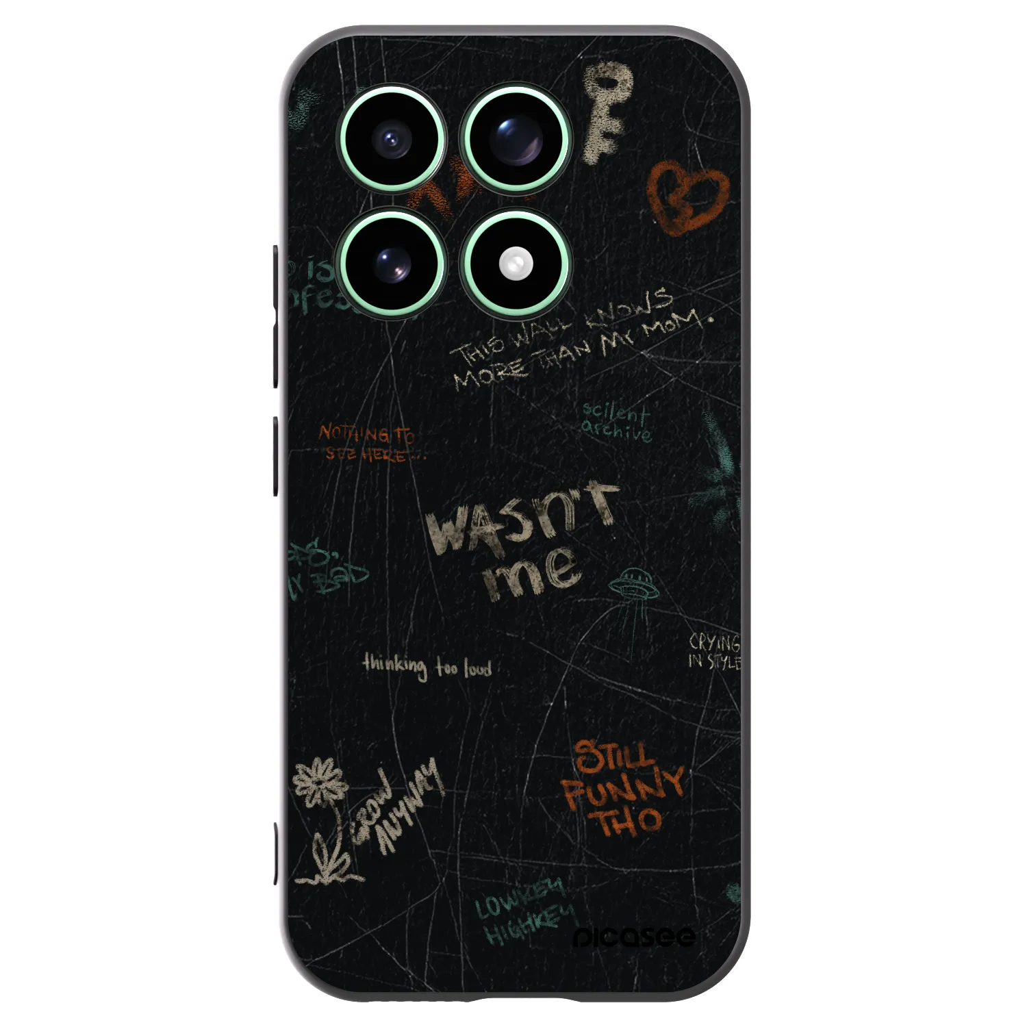 Picasee Xiaomi 17 Hülle - Schwarzes Silikon - CONFESSION