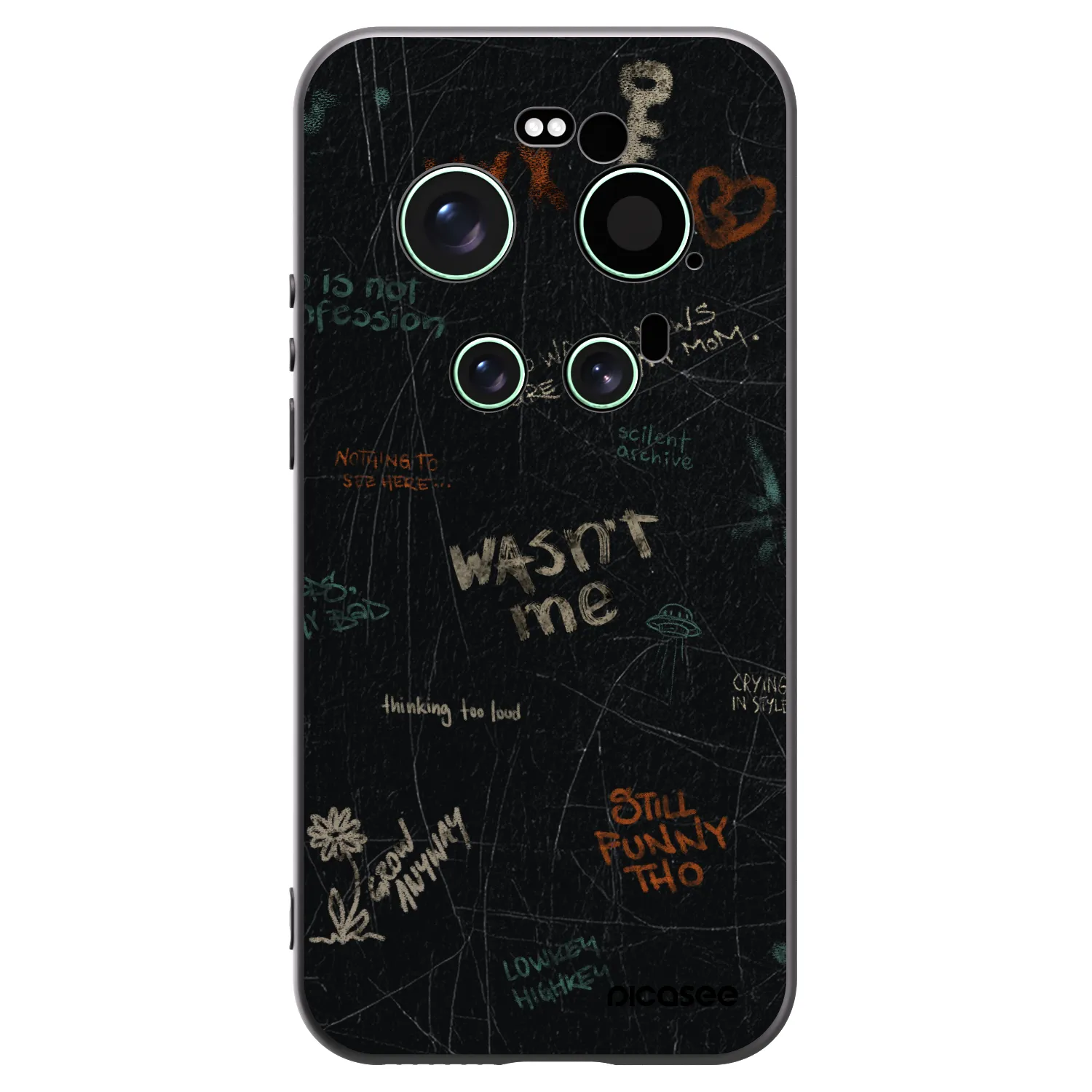 Picasee Xiaomi 17 Ultra Hülle - Schwarzes Silikon - CONFESSION