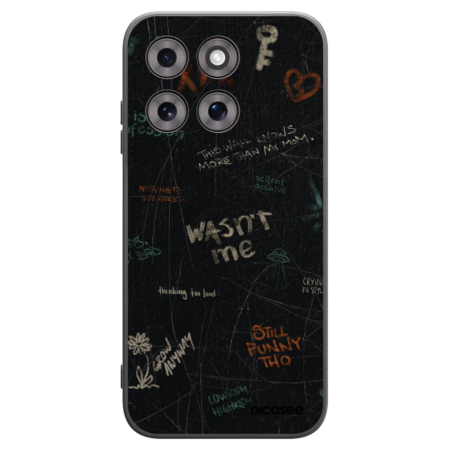 Picasee Motorola Moto G77 Hülle - Schwarzes Silikon - CONFESSION