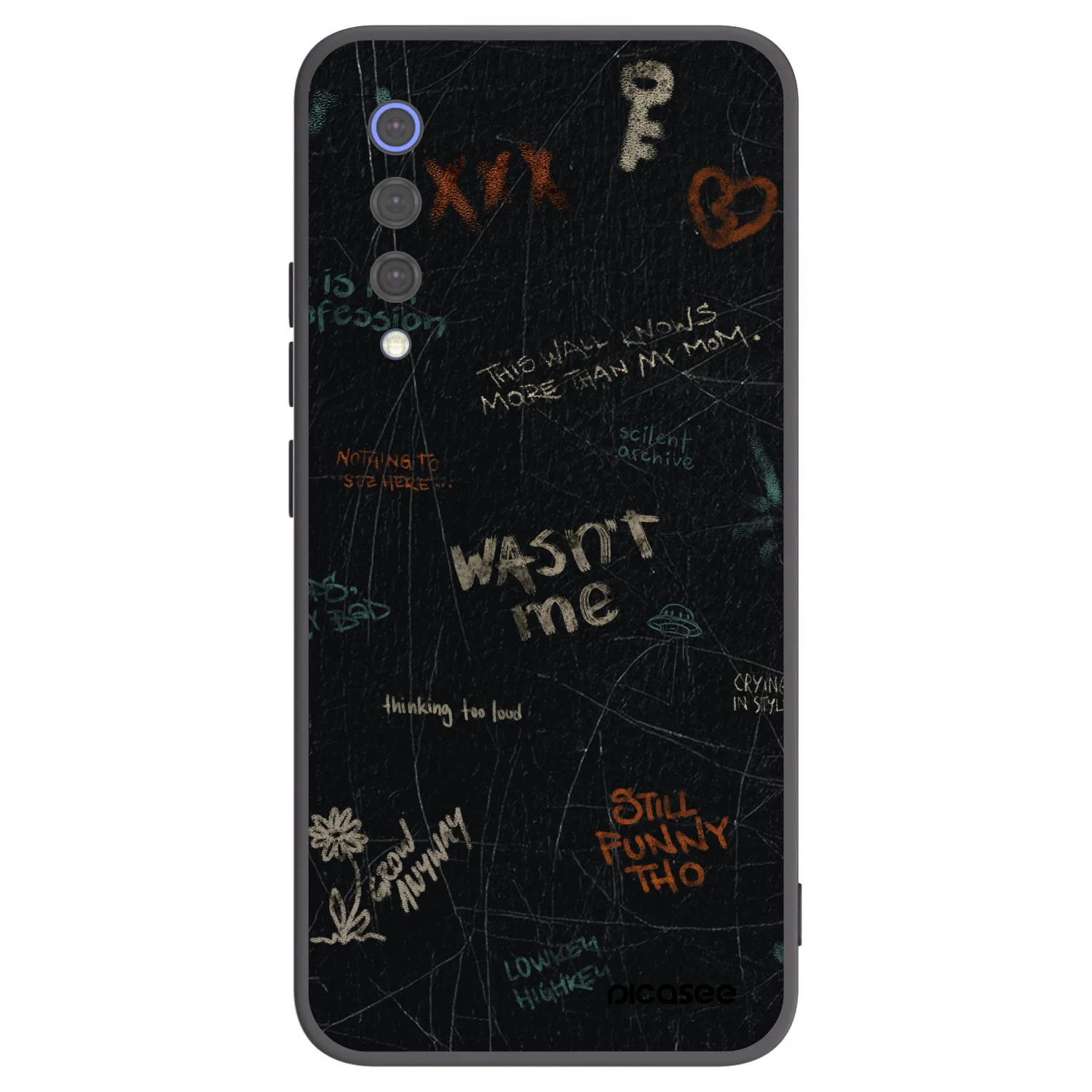 Picasee Xiaomi Mi 9 SE Hülle - Schwarzes Silikon - CONFESSION