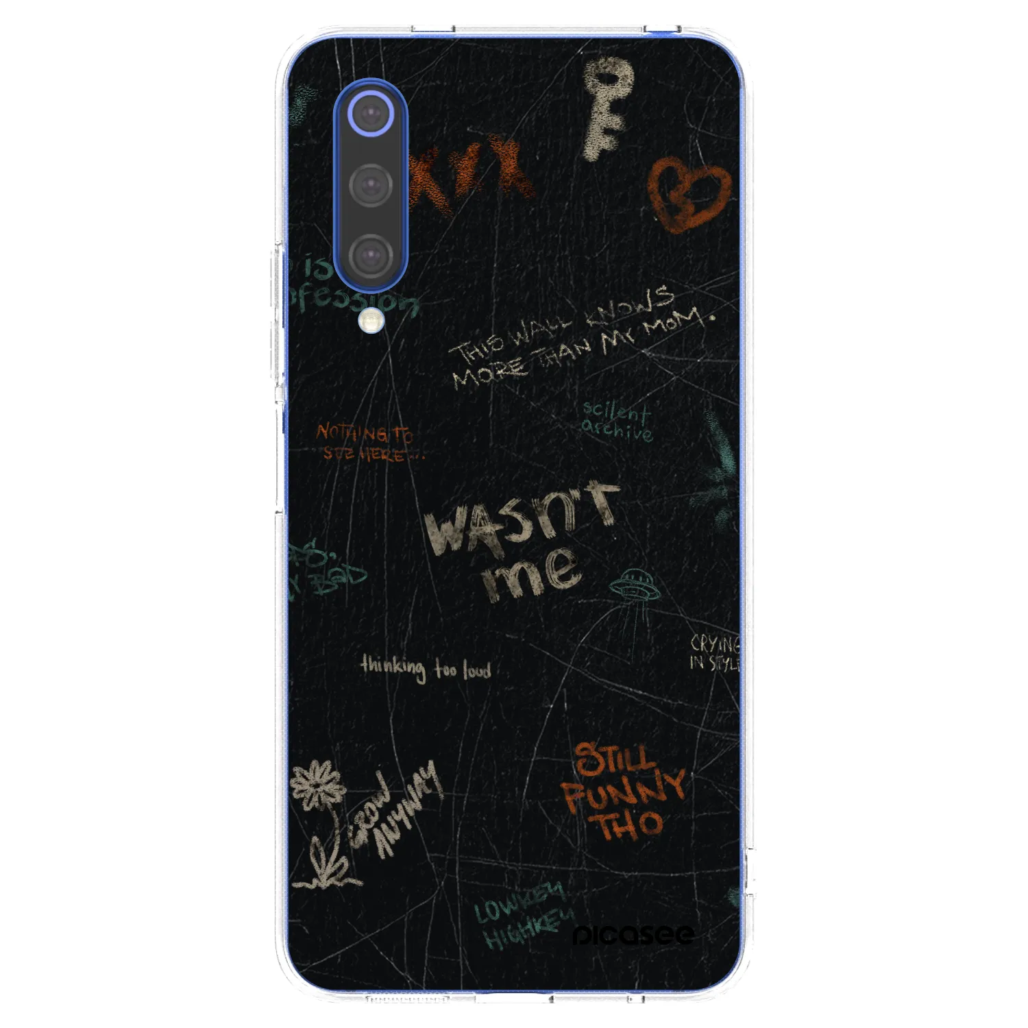 Picasee Xiaomi Mi 9 SE Hülle - Transparentes Silikon - CONFESSION