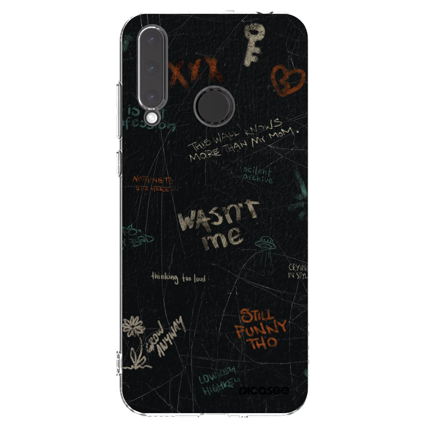 Picasee Honor 20 Lite Hülle - Transparentes Silikon - CONFESSION