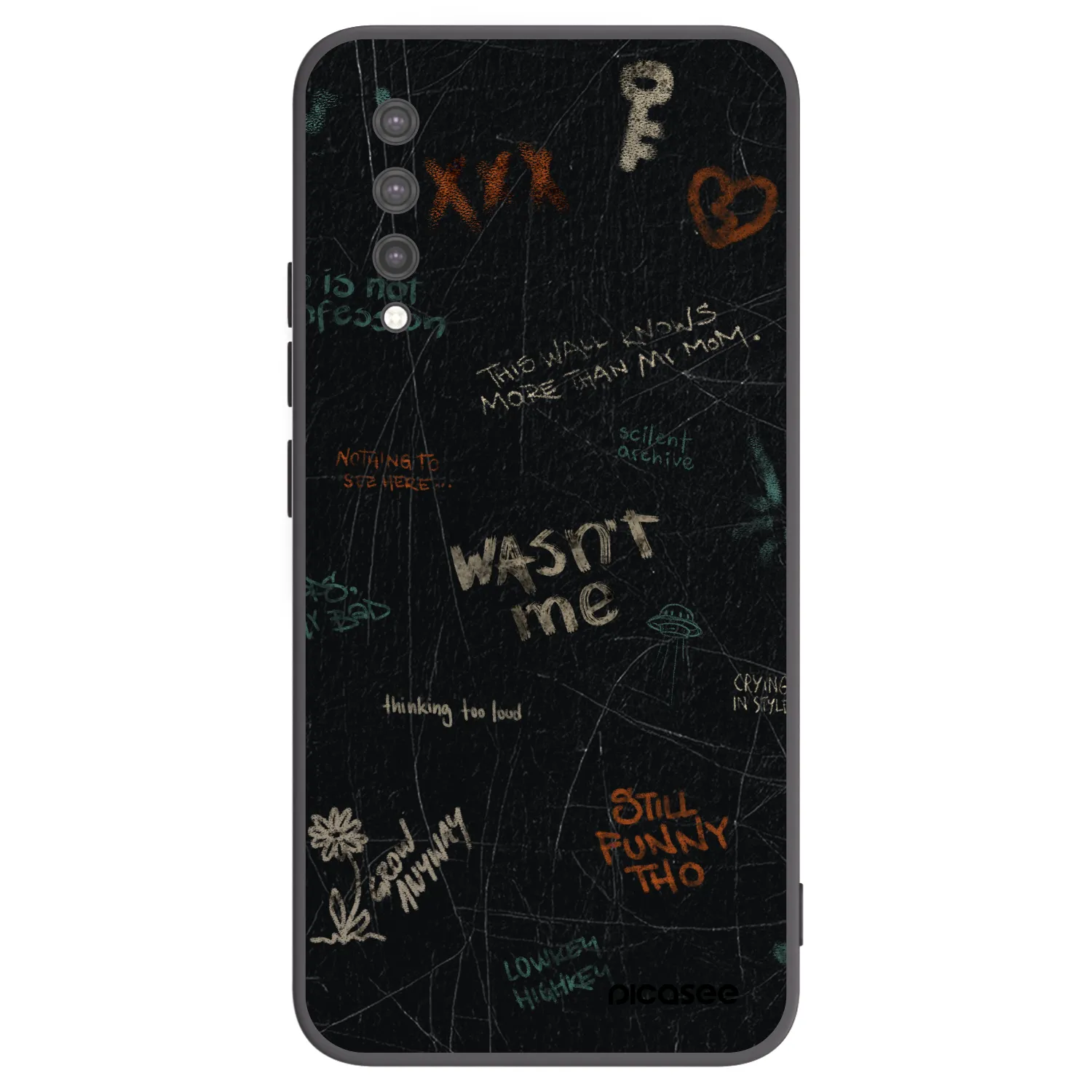 Picasee Xiaomi Mi 9 Lite Hülle - Schwarzes Silikon - CONFESSION