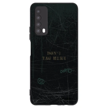 Picasee Huawei P Smart 2021 Hülle - Schwarzes Silikon - DON´T TAG
