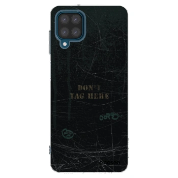 Picasee Samsung Galaxy A12 A125F Hülle - Transparentes Silikon - DON´T TAG
