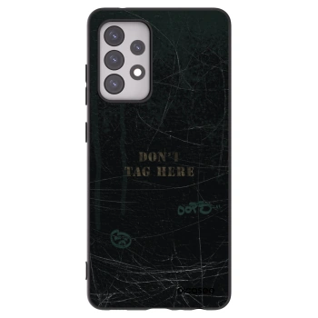 Picasee Samsung Galaxy A52 5G A525F Hülle - Schwarzes Silikon - DON´T TAG
