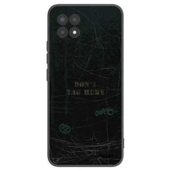 Picasee Realme 8i Hülle - Schwarzes Silikon - DON´T TAG