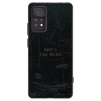 Picasee Xiaomi Redmi Note 11 Pro Hülle - Schwarzes Silikon - DON´T TAG