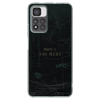 Picasee Xiaomi Redmi Note 11 Pro+ 5G Hülle - Transparentes Silikon - DON´T TAG