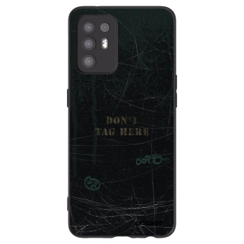 Picasee OPPO A94 5G Hülle - Schwarzes Silikon - DON´T TAG