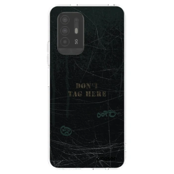 Picasee OPPO A94 5G Hülle - Transparentes Silikon - DON´T TAG