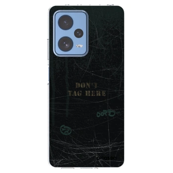 Picasee Xiaomi Redmi Note 12 Pro 5G Hülle - Transparentes Silikon - DON´T TAG
