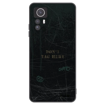 Picasee Xiaomi Redmi Note 12S Hülle - Schwarzes Silikon - DON´T TAG