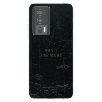 Picasee Xiaomi Poco F5 Pro 5G Hülle - Transparentes Silikon - DON´T TAG