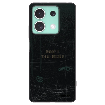 Picasee Xiaomi Redmi Note 13 5G Hülle - Schwarzes Silikon - DON´T TAG