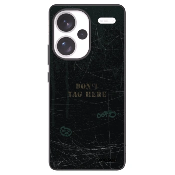 Picasee Xiaomi Redmi Note 13 Pro+ 5G Hülle - Schwarzes Silikon - DON´T TAG