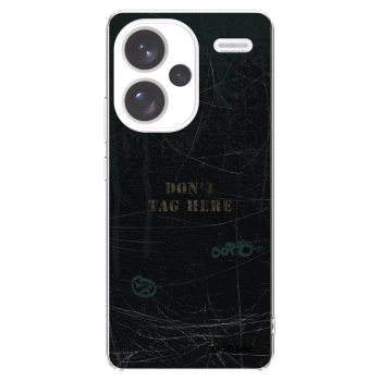 Picasee Xiaomi Redmi Note 13 Pro+ 5G Hülle - Transparentes Silikon - DON´T TAG