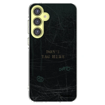 Picasee Samsung Galaxy A35 5G A356B Hülle - Transparentes Silikon - DON´T TAG
