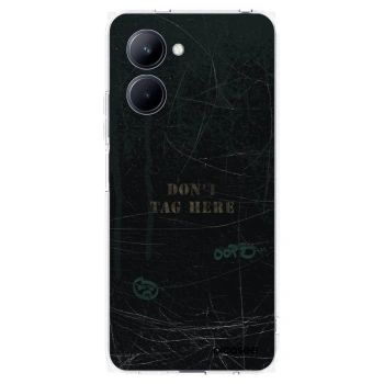 Picasee Realme C33 (2023) Hülle - Transparentes Silikon - DON´T TAG