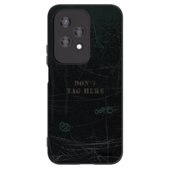 Picasee Honor 200 Lite Hülle - Schwarzes Silikon - DON´T TAG