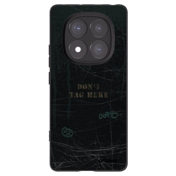 Picasee Xiaomi Redmi Note 14 Pro 5G Hülle - Schwarzes Silikon - DON´T TAG