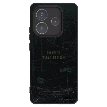 Picasee Xiaomi Redmi Note 14 5G Hülle - Schwarzes Silikon - DON´T TAG