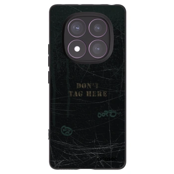 Picasee Xiaomi Redmi Note 14 Pro 4G Hülle - Schwarzes Silikon - DON´T TAG