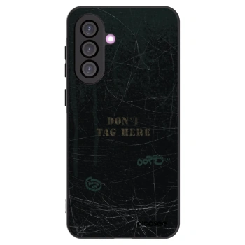 Picasee Samsung Galaxy A56 5G A566B Hülle - Schwarzes Silikon - DON´T TAG