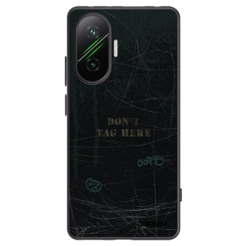 Picasee Xiaomi Poco F7 5G Hülle - Schwarzes Silikon - DON´T TAG