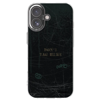 Picasee Apple iPhone 17 Hülle - Transparentes Silikon - DON´T TAG
