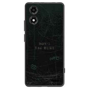 Picasee Motorola Moto E14 Hülle - Schwarzes Silikon - DON´T TAG