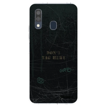 Picasee Samsung Galaxy A40 A405F Hülle - Transparentes Silikon - DON´T TAG
