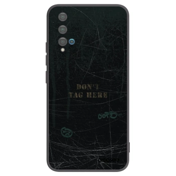 Picasee Huawei Nova 5T Hülle - Schwarzes Silikon - DON´T TAG